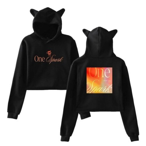Twice One Spark Cropped Hoodie #1